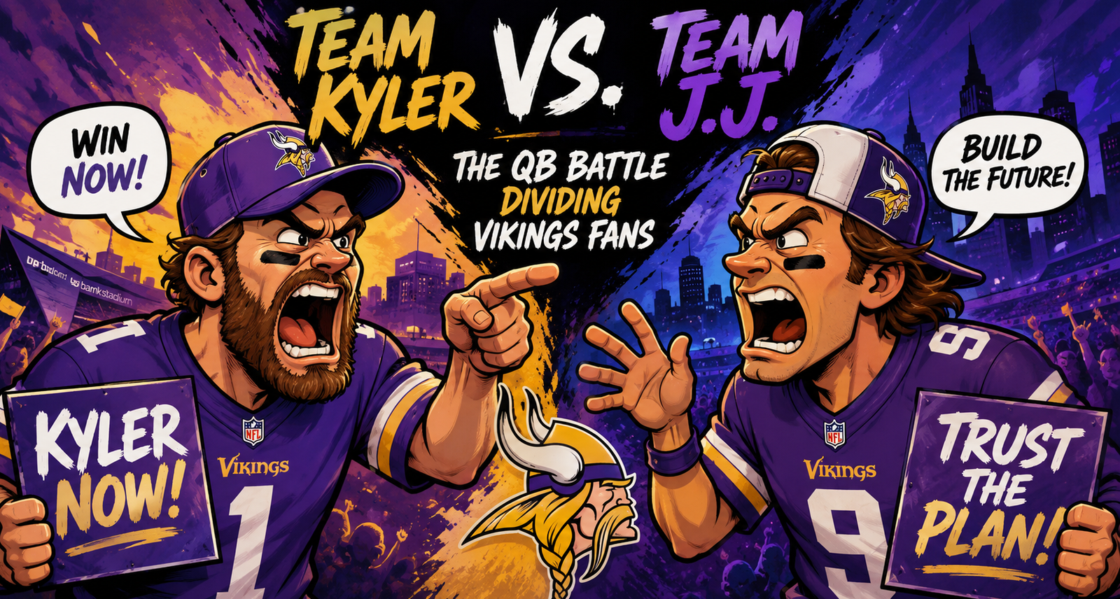 Team Kyler vs. Team J.J.: The Quarterback Battle Dividing Vikings Fans