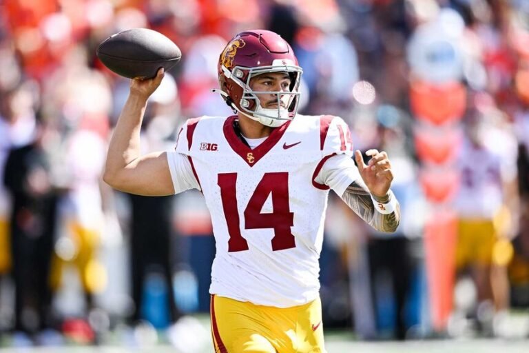 Jayden Maiava, USC quarterback and 2027 NFL Draft prospect